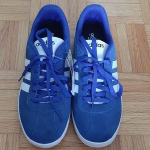 Men's Adidas Neo Size 9 Blue Sneakers